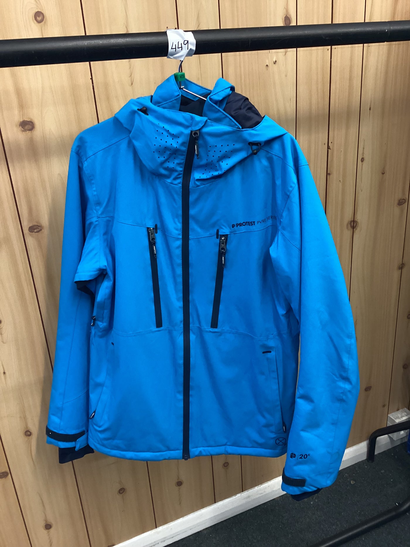 Pre-Loved Protest Prttimo Mens Snow Jacket (449) XS Marlin Blue: Grade C