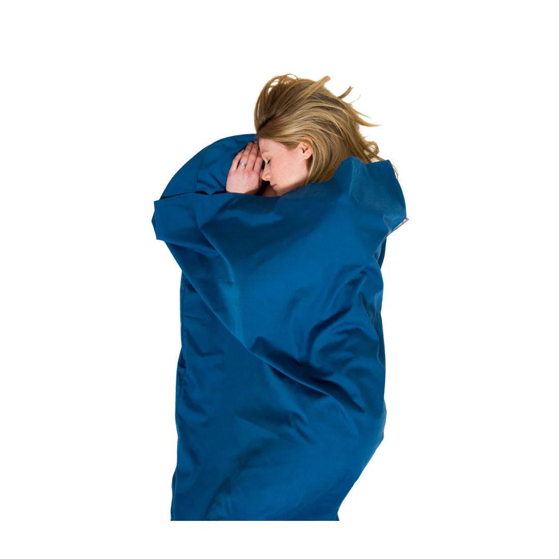 Life Systems Polycotton Sleeping Bag Liner, Rectangular, Navy