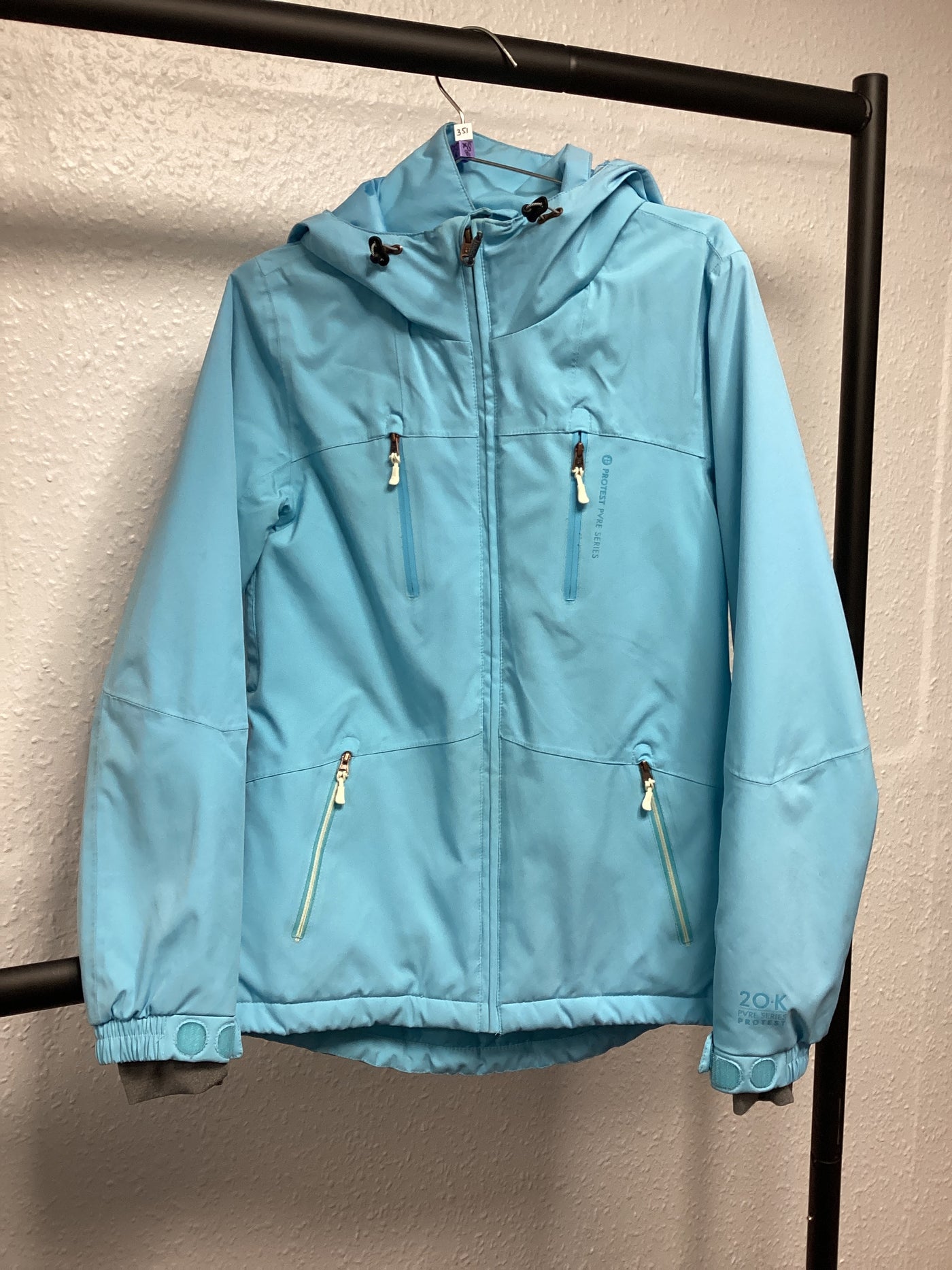 Pre-Loved Protest Kenzia Womens Snow Jacket (351) Satin Blue XS (8): Grade B