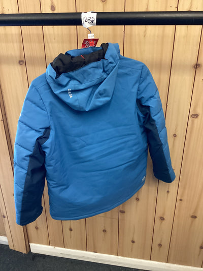 Pre-Loved Dare2B Kids' Cheerful II Recycled Waterproof Insulated Ski Jacket Age 11-12 Blue (1238): Grade B