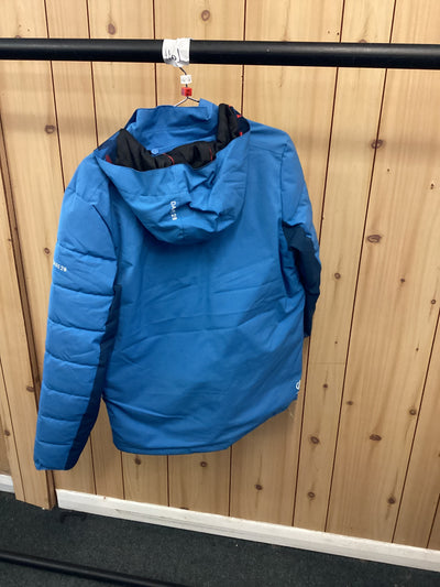 Pre-Loved Dare2B Kids' Cheerful II Recycled Waterproof Insulated Ski Jacket Age 14 Blue (1161): Grade A