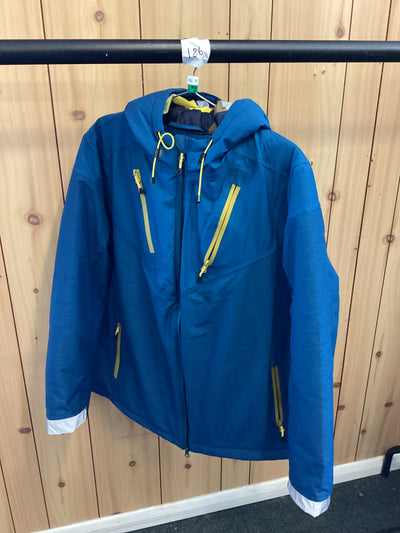 Pre-Loved Ulla Poken Triple Function Melange Fully Lined Ski Jacket- size 22 (186): Grade A