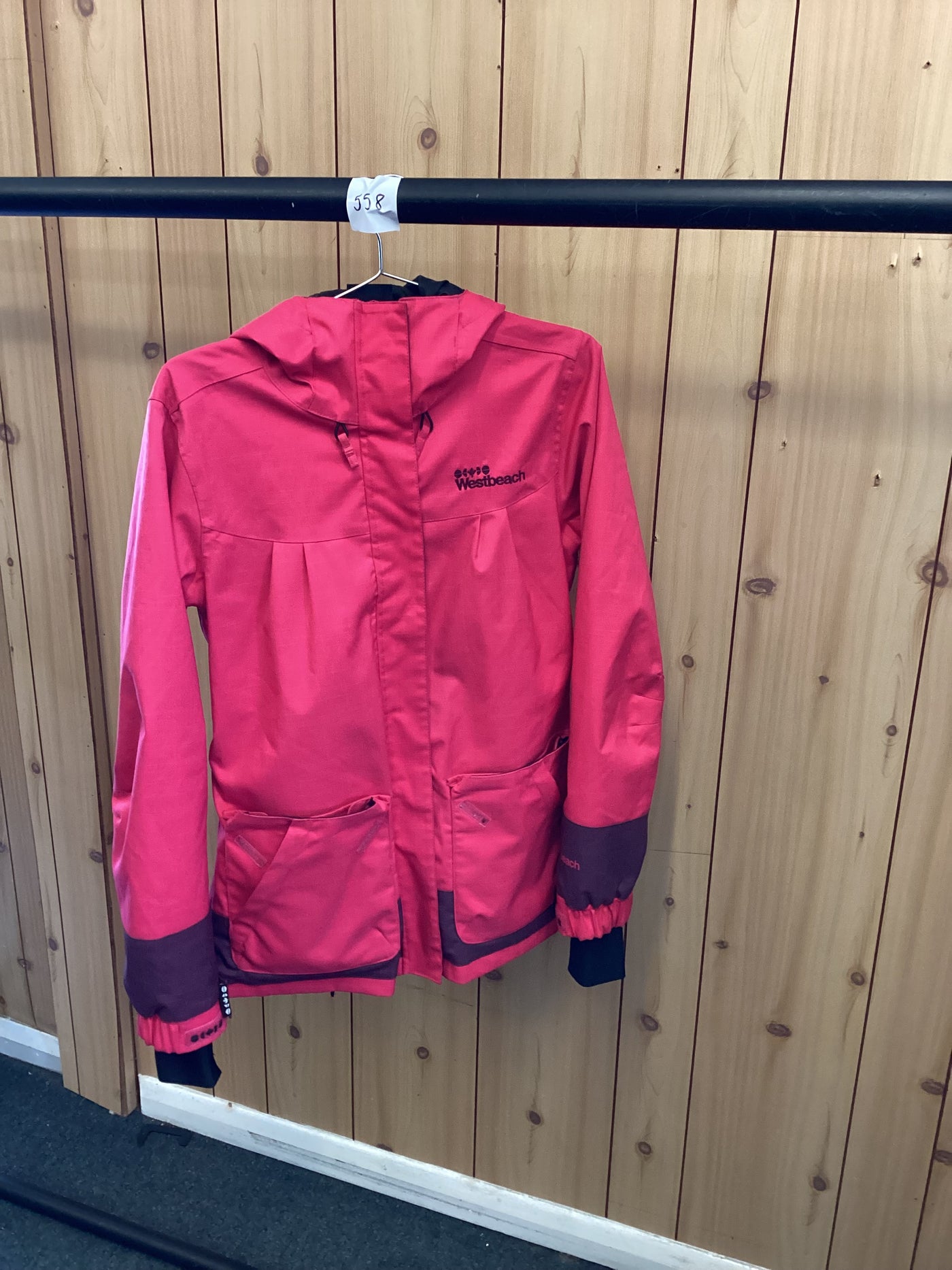 Pre-Loved Womens West Beach Pink Ski Jacket Small (10) (558): Grade B