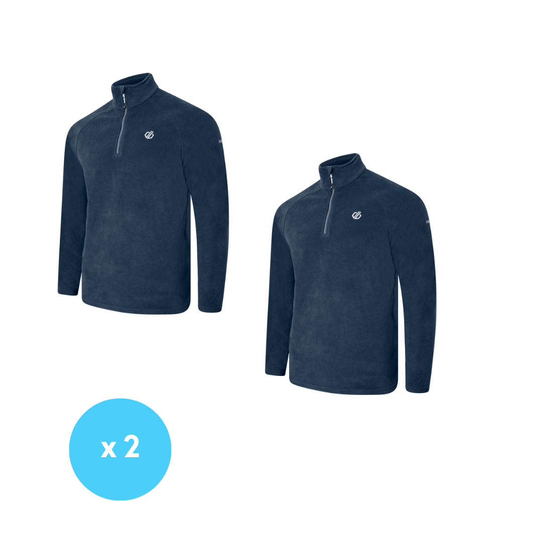 Essential: Mid Layers X2 (Micro Fleece Or Half Zip Sweaters)