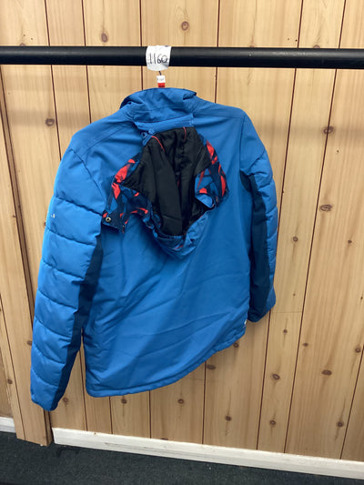 Pre-Loved Dare2B Kids' Cheerful II Recycled Waterproof Insulated Ski Jacket Age 14 Blue (1160): Grade B