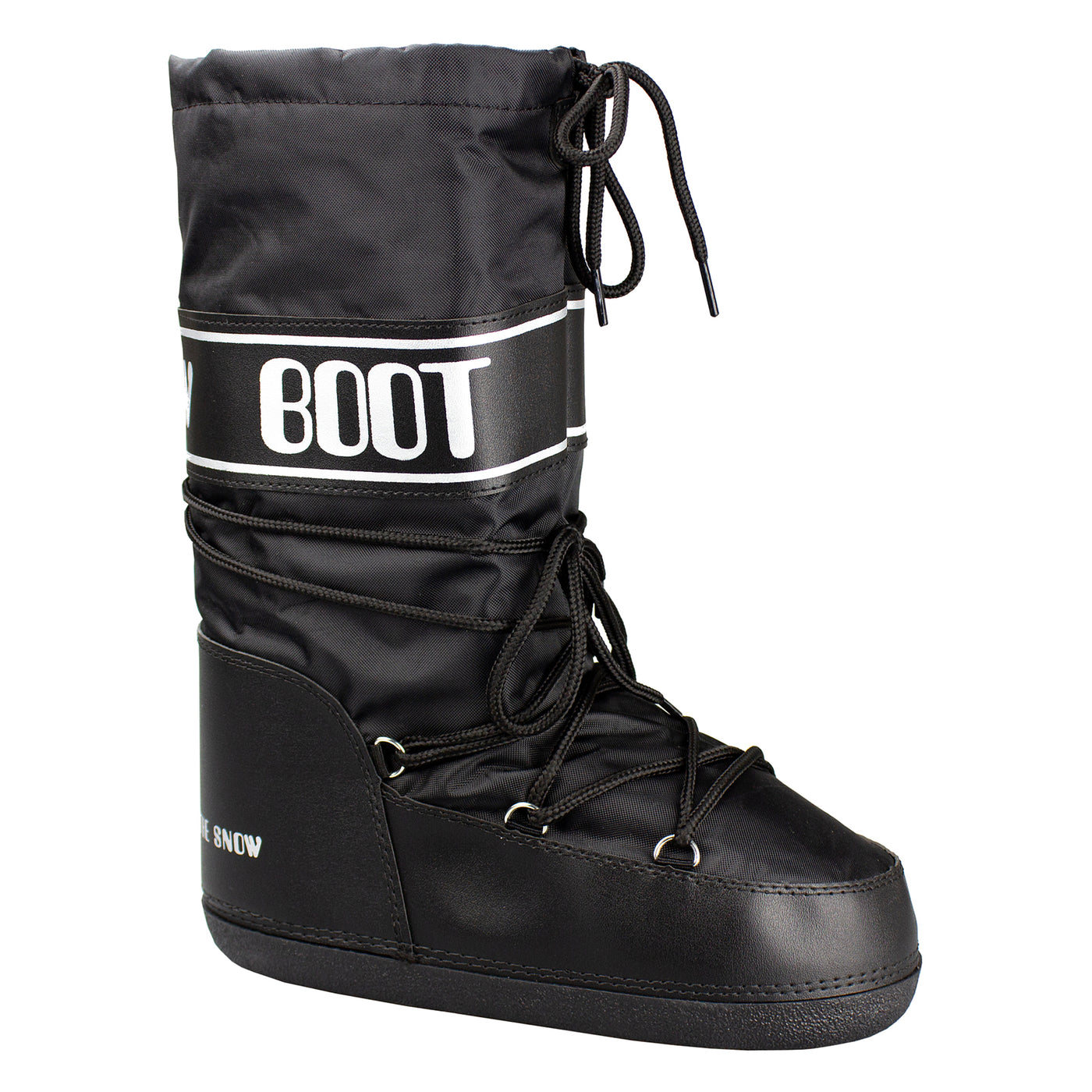 Retro Snow Boots- Black