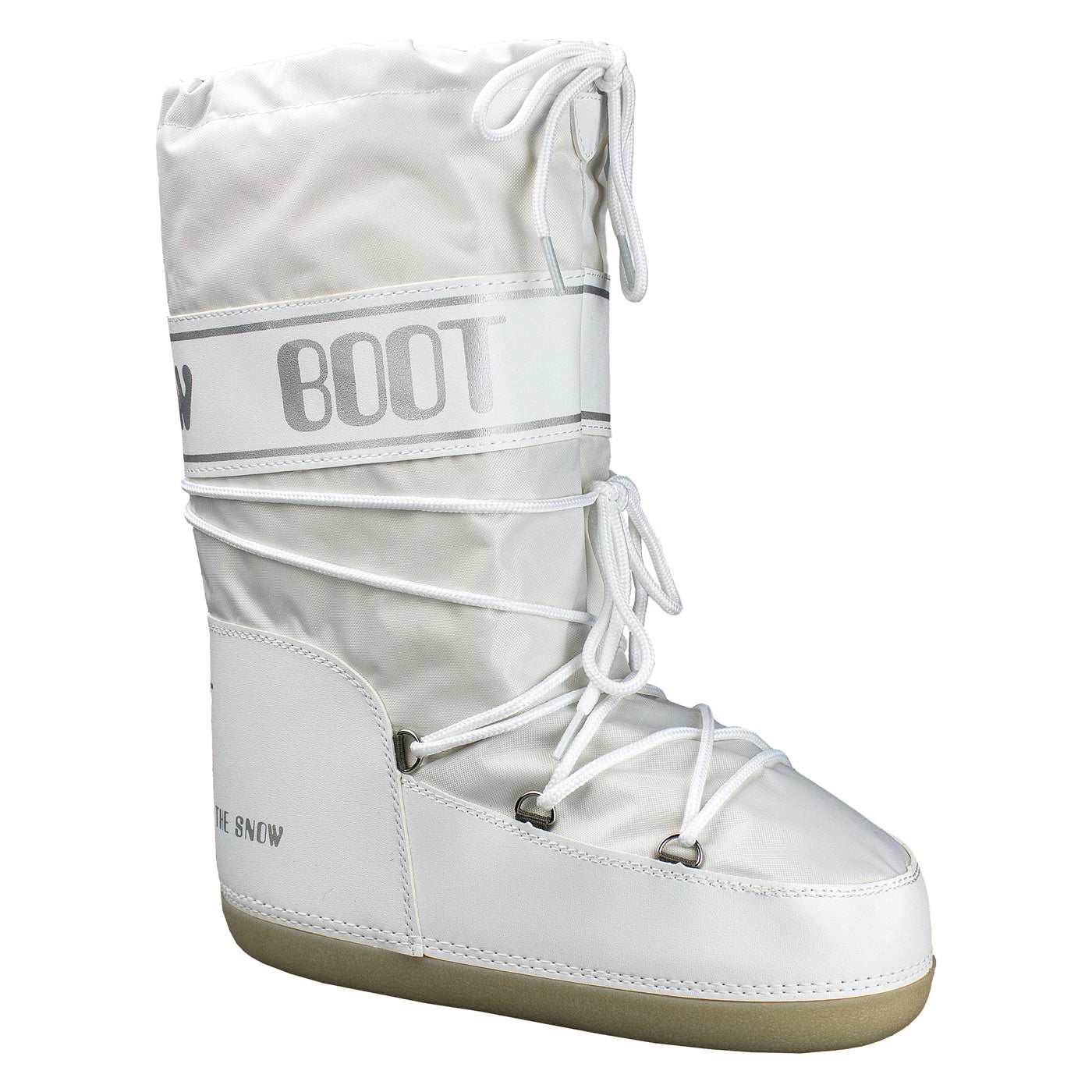 Retro Snow Boots-  White