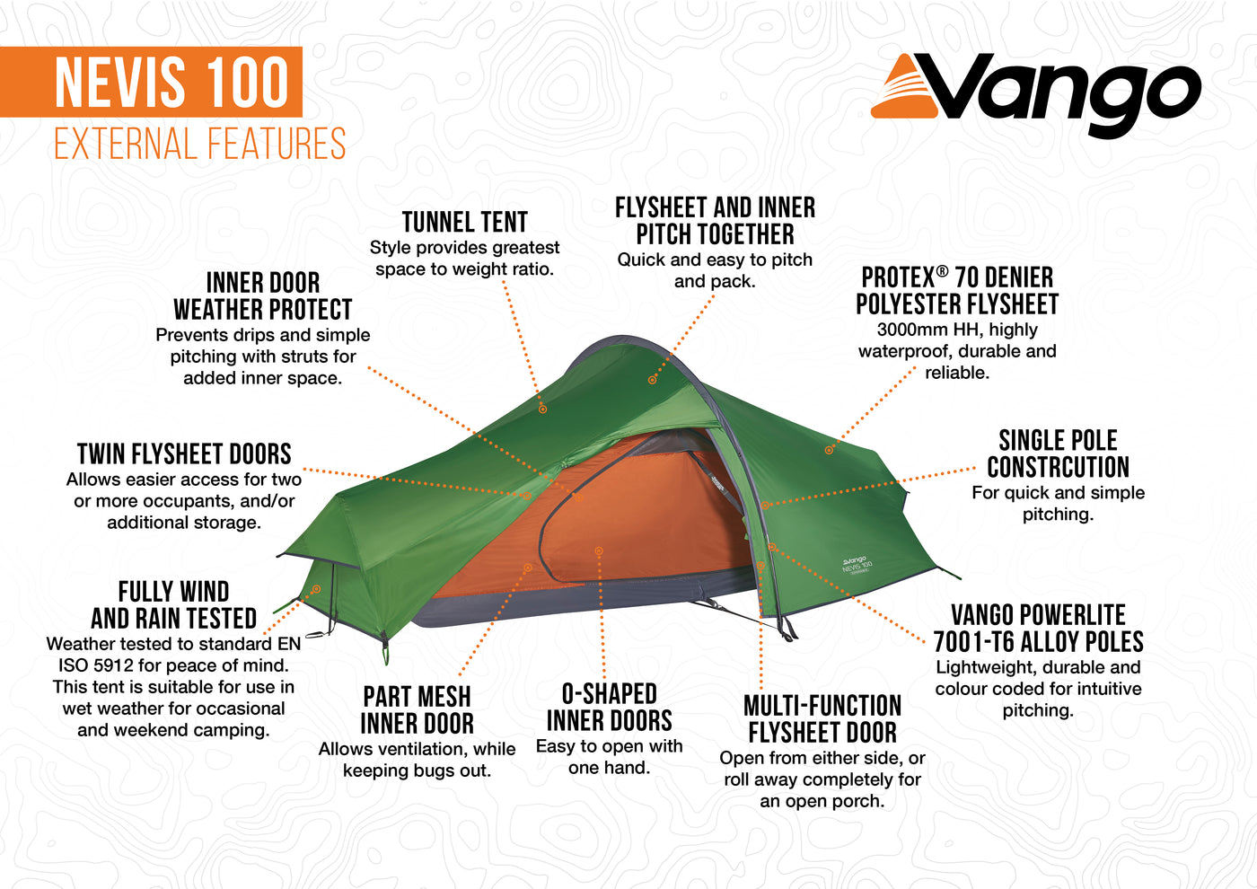 Vango Tent Hire  (Duke of Edinburgh Recommended)