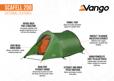 Vango Tent Hire  (Duke of Edinburgh Recommended)