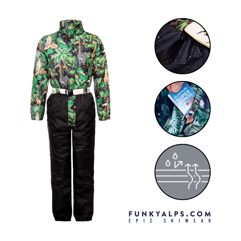 Funky Alps Onepiece Jungle Ski Suit