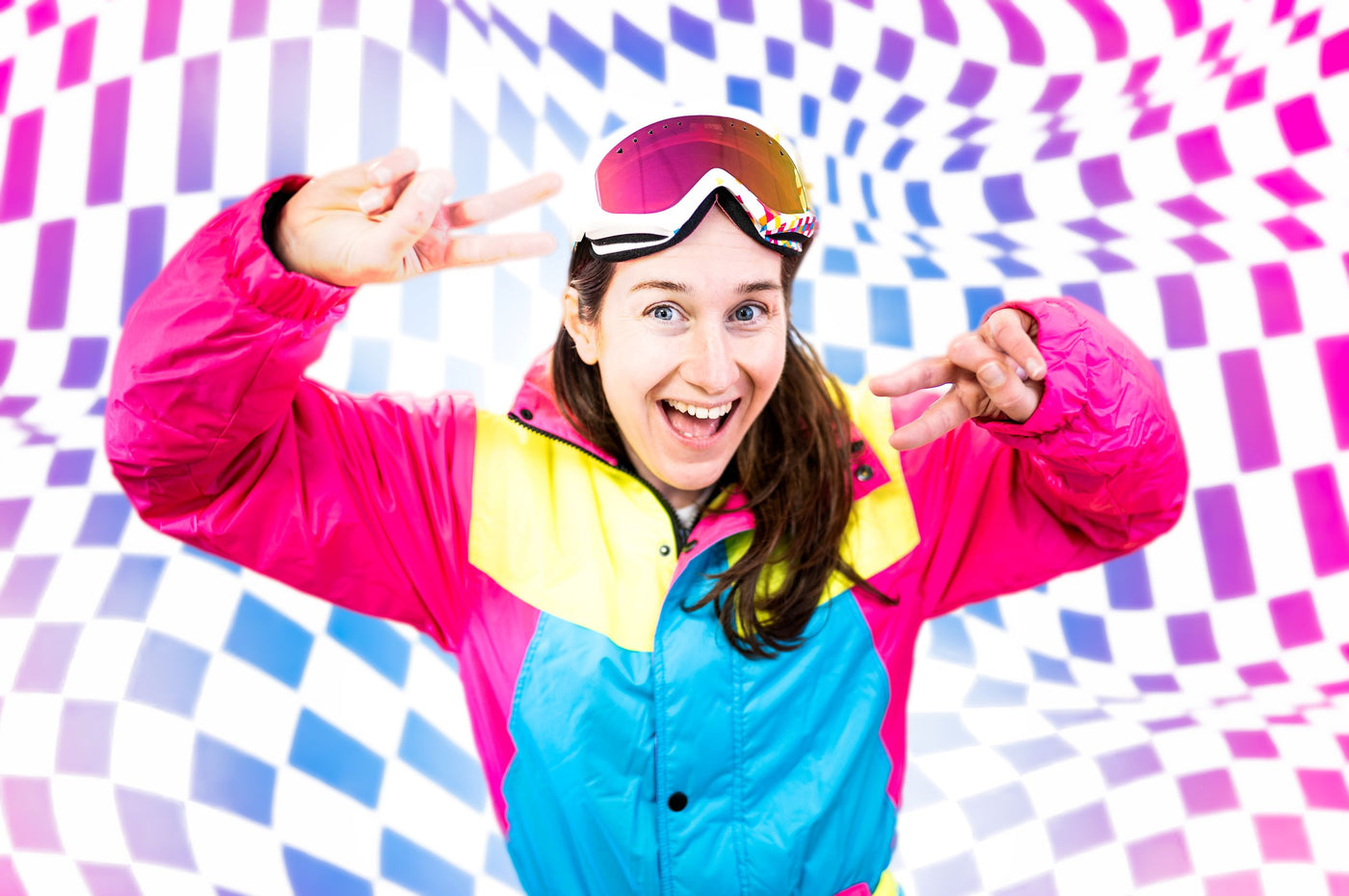 Funky Alps Onepiece Skisuit 80's