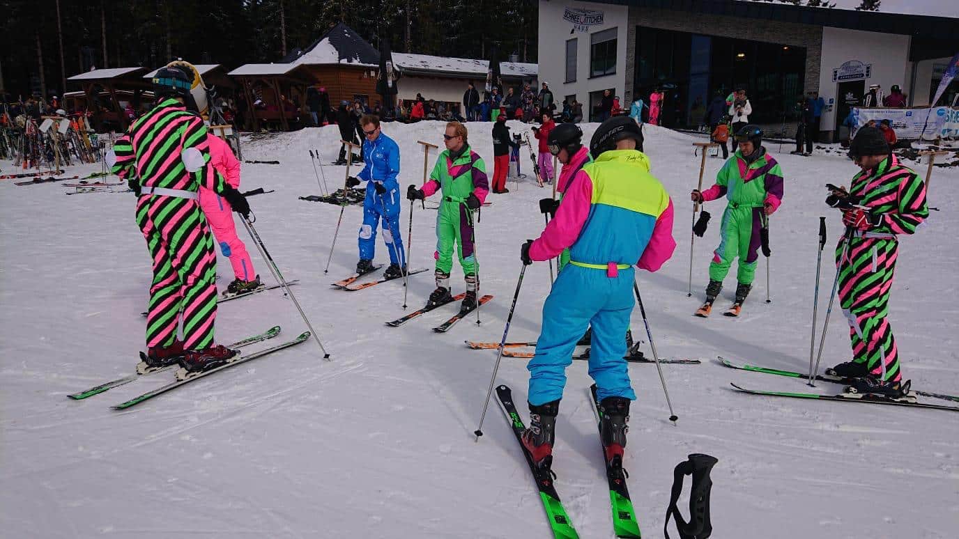 Funky Alps Old School Ski Suit Hire