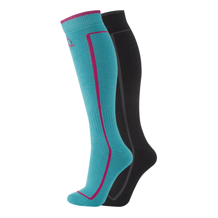 Park-Peak-Piste Performance Ski Sock Twin Pack