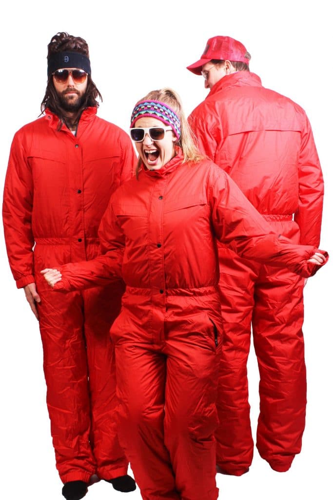 Funky Alps Onepiece Skisuit Red