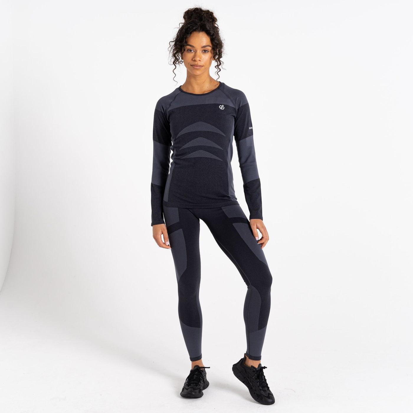 Dare 2be Women's In The Zone Performance Base Layer Set Black